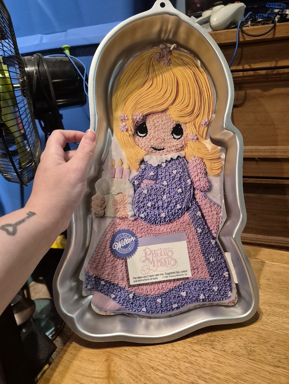 Vintage 1993 Wilton Precious Moments Girl Doll Dolly Cake Pan